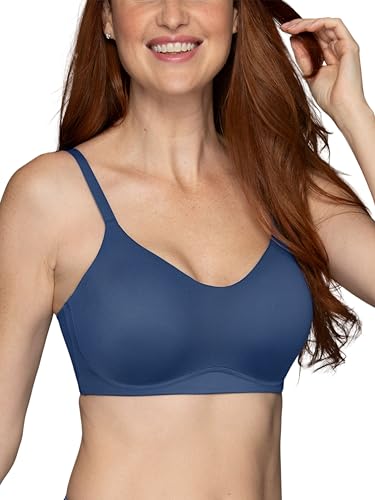Vanity Fair Women's Beauty Back Smoothing Wireless Bra, Comfort and Support, Simple Sizing Available S-3XL, Future Dusk