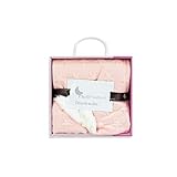 Medidas: 80x110 cm Interbaby Manta Con Bordado De Estrellas, Rosa