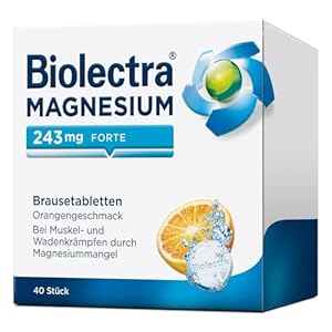 Biolectra Magnesium 243 mg Forte Brausetabletten 40 St