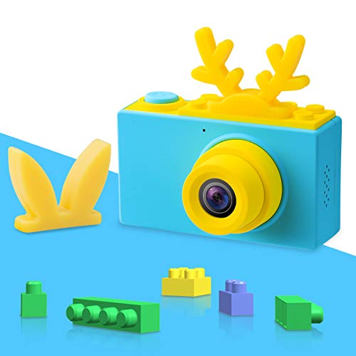 Kids Digital Cameras for Boys Girls HD 1080P Video Camera for Kids Children Selfie Camera Kids Toy Cameras Mini Child Camcorder for Age 6+ Boys/Girls Blue
