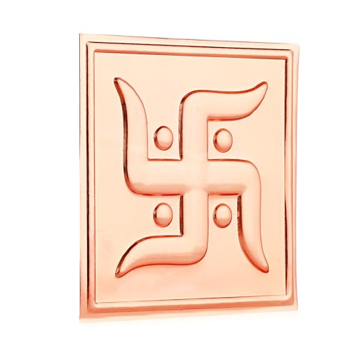 Image of Pray Everyday Swastik Copper Yantra - Pack of 2