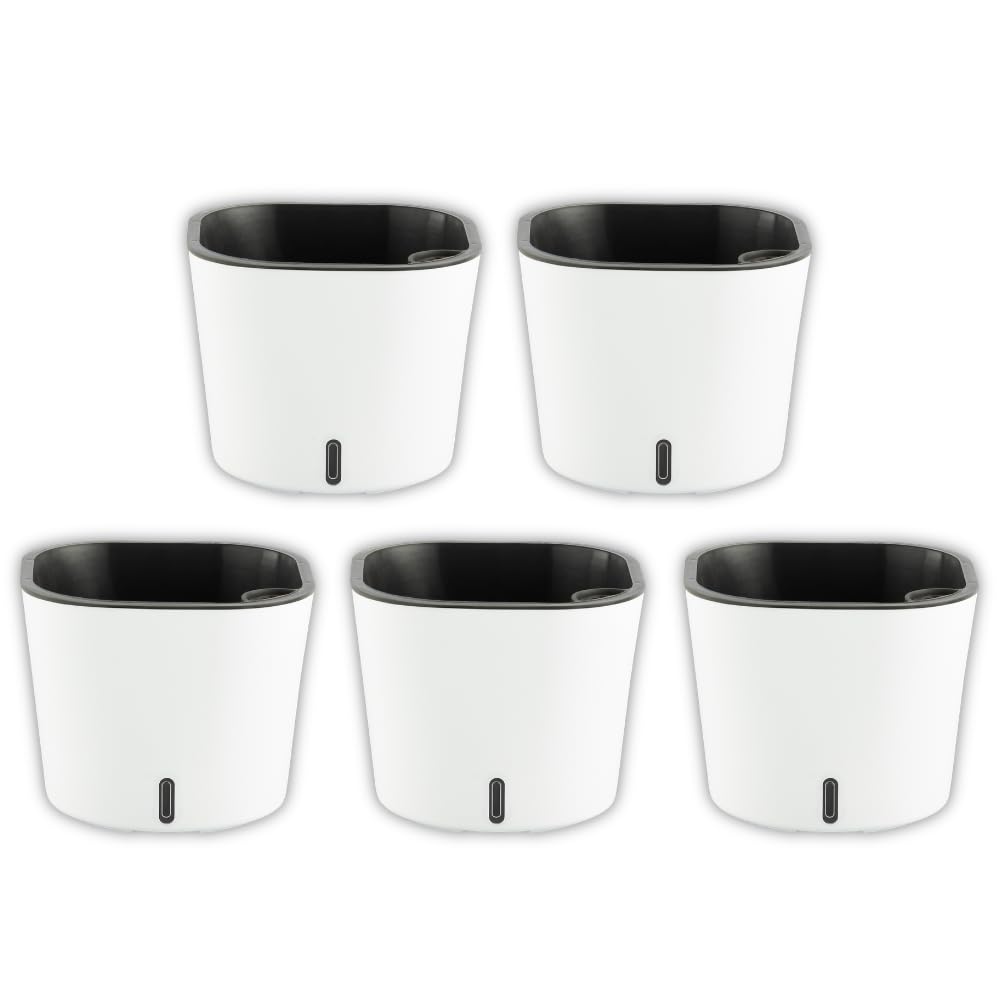 GARDENCIA Self Watering Pots - Modern Plant Cachepots -19 GARDENCIA Self Watering Pots - Modern Plant Cachepots -19