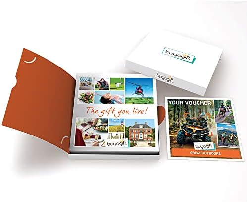 Buyagift Outdoor Gift Experience Box - 675 UK Experiences - Treetop Adventures, Vineyard Tours, Rafting, Glamping & More