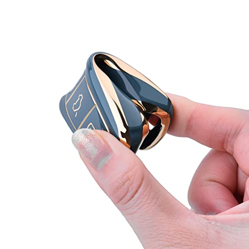 ELOHEI for Audi Key Fob Cover, Special Soft TPU Key Case Cover