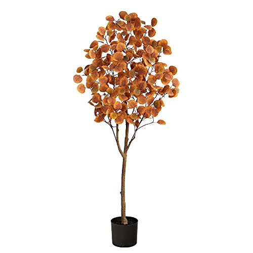 5Ft. Autumn Eucalyptus Artificial Tree #TOP28