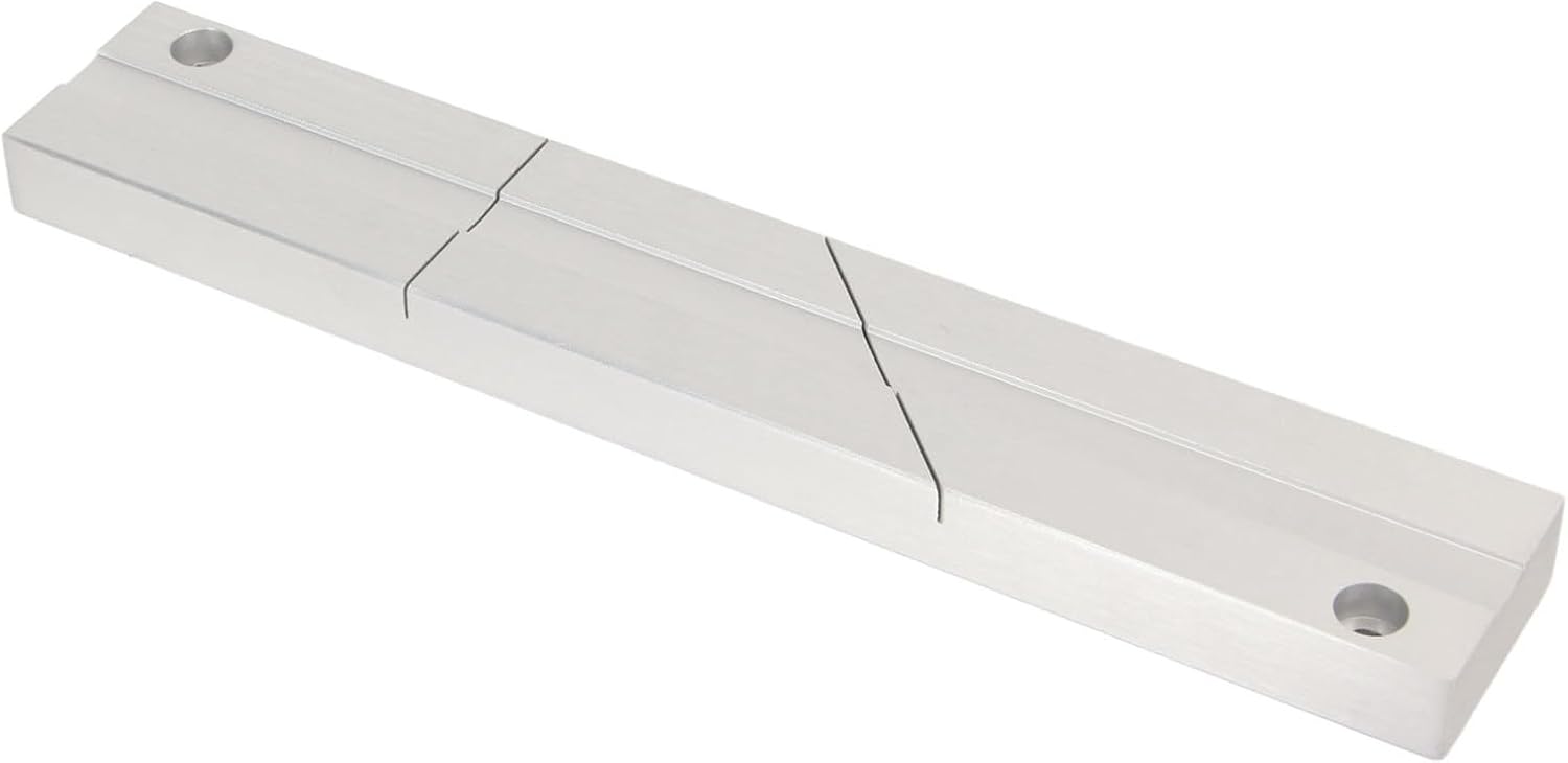 1/4 10 Inch Tape Splicer Assembly, Adjustable Hard Anodized Professional Tape Splicer Block for Open Reel Tape