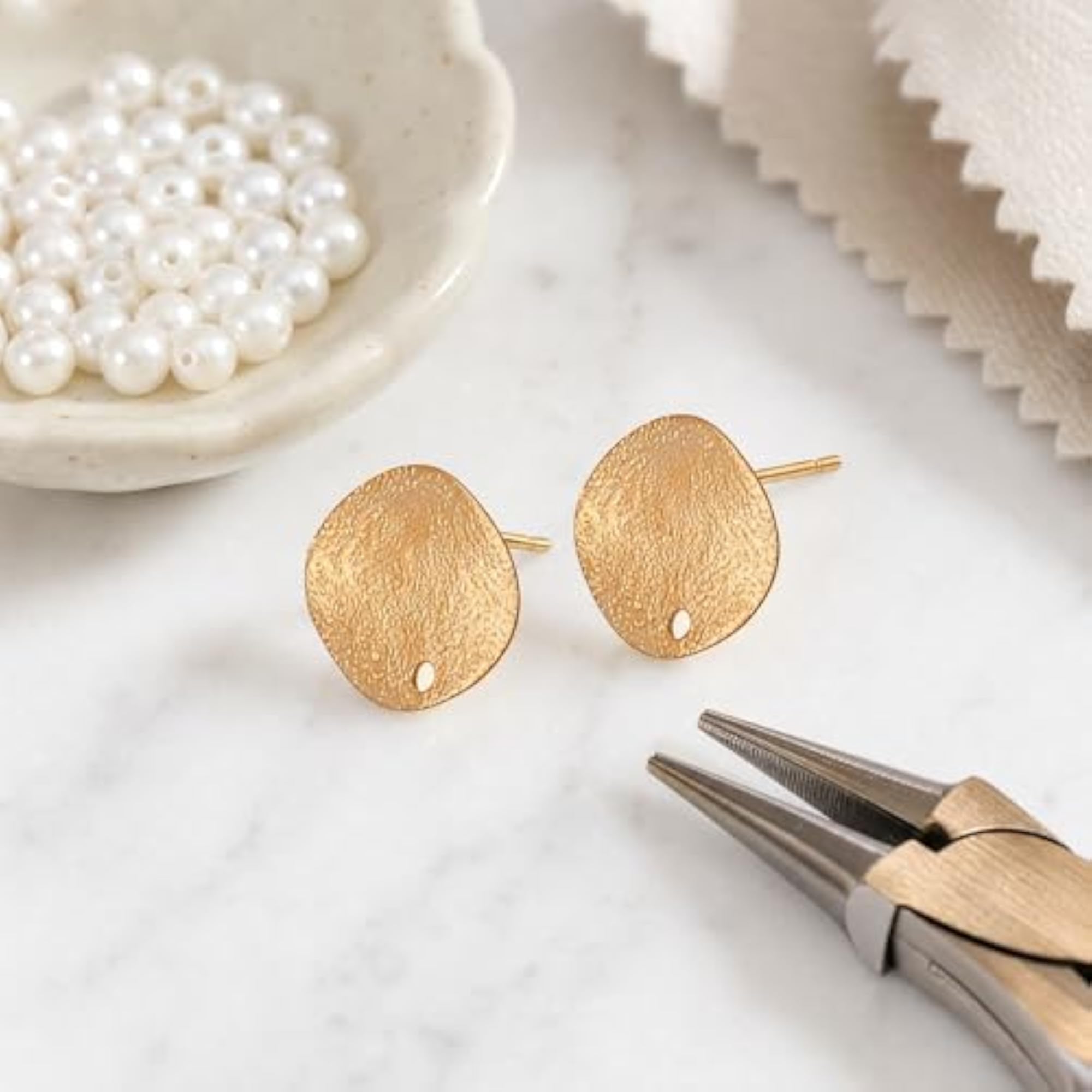 30pcs Stainless Steel Earring Posts for DIY Making