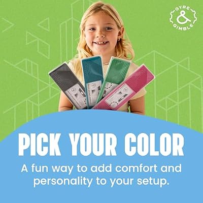 Student ChromebookR Gidget: Silicone Sensory Mat/Palm Rest Compatible with Most Student ChromebookR Models Textured Fidget Pad for Discreet Focus and Comfort by Gyre & Gimble