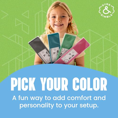Student ChromebookⓇ Gidget: Silicone Sensory Mat/Palm Rest Compatible with Most Student ChromebookⓇ Models – Textured Fidget Pad for Discreet Focus and Comfort – by Gyre & Gimble — view 6