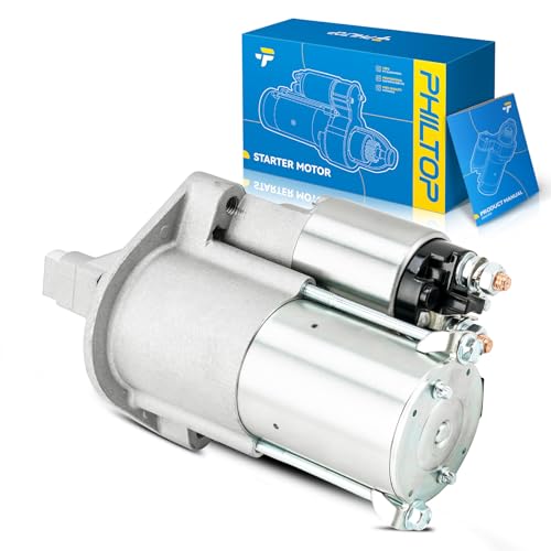 Image of PHILTOP 6763N New Starter Fit with Jeep, Dodge, 2009-2011 Wrangler 3.8L | Starter for 2009-2011 Wrangler 3.8L, 2007-2008 Wrangler, 2007-2011 Nitro 4.0L, 1.2KW 12V CW 10 teeth