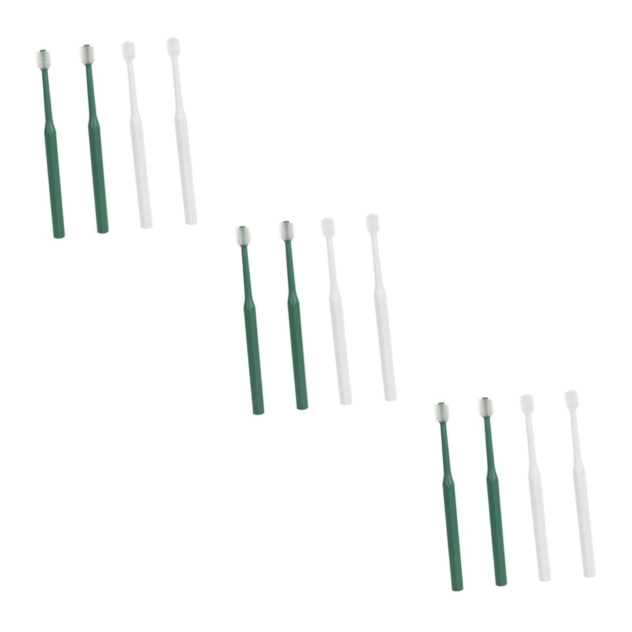 YARNOW 12 Pièces brosse à dents trucs de voyage brosse à mâcher pour fournitures d'entretien ménager brosses à dents chiot Fournitures pour animaux portable Provisions Plastique