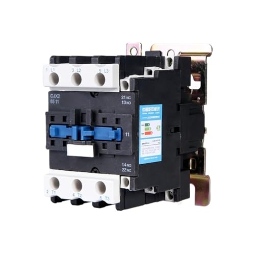 Contacteur CA 65A 3P CJX2-6511 triphasé avec bobine 220V et contacts NO NC