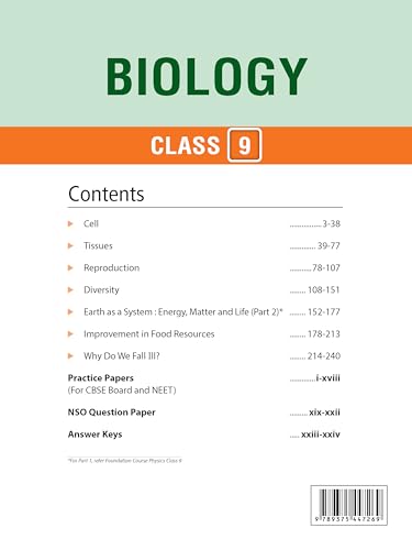 Image of MTG Foundation Course Class 9 Biology For NEET, CUET & Boards Exams | Based on New NCERT Syllabus & Pattern 2026-2027