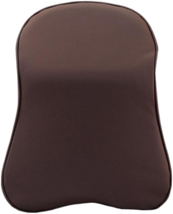 KAnduo M PU Leather Car Headrest Neck Pillow Memory Cotton Lumbar Support Auto Neck Rest Headrest Cushion Seat Pillow Car Accessories Y (Color : B)