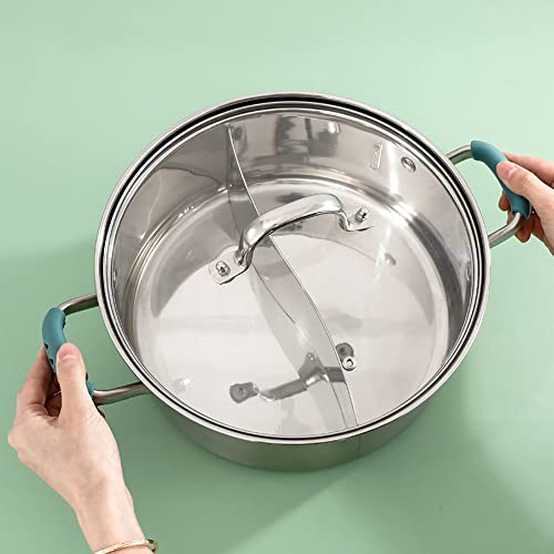 12 PCS Silicone Handles for Pots and Pans Cast Iron Handle Covers Heat Resistant, Non-Slip Pot Handle Covers, for Frying Cast Iron Skillet Metal Pan