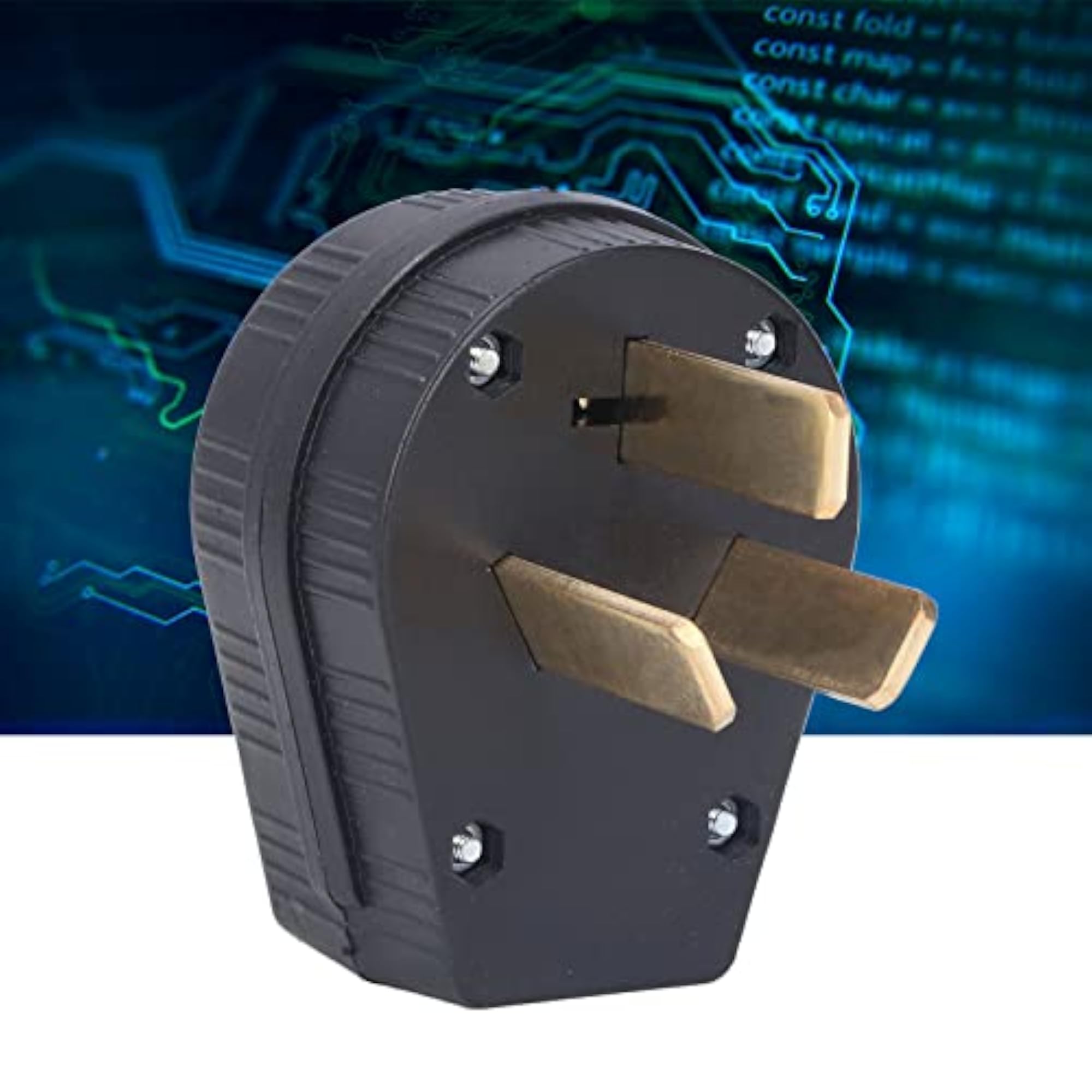 3 Pin 125V/250V 50A Plug Brass Plug Replacement