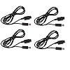 DARLINGTON & Sohns 4 stuks verlengkabel voor Nintendo Game Cube Controller GC verlenging Extansion Nintendo Wii kabel