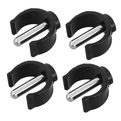 FOMIYES 4Pcs Cane Clip Buckle Durable C Shape Latch Clamps for Canes and Walking Sticks Cane Attachment Compatible with Tubes Fasteners