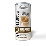 Layenberger Fit+Feelgood Slim Shake Espresso-Macchiato, Mahlzeitersatz zur Gewichtsabnahme und -kontrolle, ersetzt 12 Mahlzeiten bei nur 211 kcal pro Mahlzeit, glutenfei, (1 x 396 g)