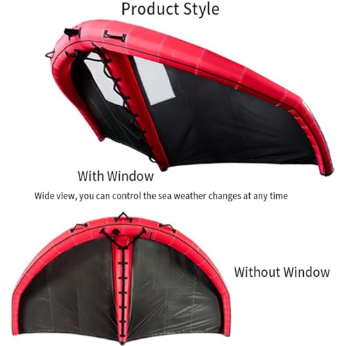 Handheld Wing Foliendrachen für Kitesurfen, aufblasbarer Wingsurfer mit Aufbewahrungstasche und Surfleine für Windfolierung und Wasserspiel