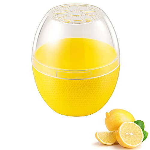 Lemon Storage Containers, Reusable Lemon Keeper for Refrigerator, Individual Lime Saver Holder...