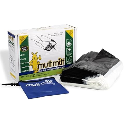 Mutt Mitt® 2-Ply dog waste pick-up bags Dispense-A-Mitt™ - 200 Dog Waste Bags in a wall mountable box. Cover