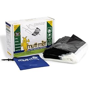 Mutt Mitt® 2-Ply dog waste pick-up bags Dispense-A-Mitt™ – 200 Dog Waste Bags in a wall mountable box.