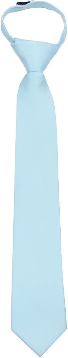 BUYYOURTIES Mens Solid Color Zipper Necktie Ties for Formals and Weddings Zip Up Ties at  Men’s Clothing store