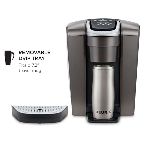 Keurig K-Elite K Single Serve K-Cup Pod Maker, with Strong Temperature Control, Iced Coffee Capability, 12oz Brew Size, Brushed Slate by Keurig - Used condition - Image 3