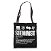 Steminist Gift Idea, STEM Definition, Female Empowerment Tote Bag