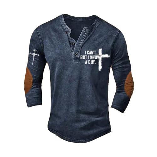 MOGUI I Cant But I Know A Guy Tshirt Religious Tshirts For Men Christmas Christian Gifts