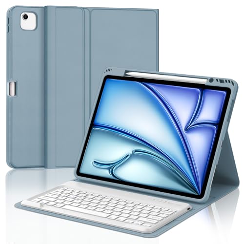 Teclado para iPad Air 13 M4 soluciona la escritura incómoda con funda magnética y Ñ