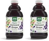 365 by Whole Foods Market, Organic 100% Concord Grape, 32 Fl Oz Bottle (Pack of 2)