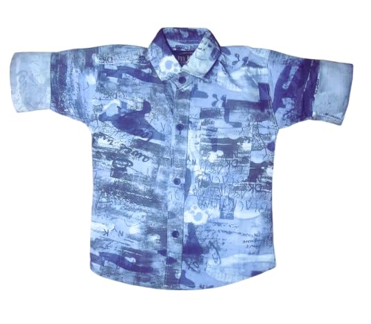 Boys Printed Cotton Shirt Kids Casual Graphic Print Button Down Full Sleeve Stylish Children Fashion ShirtLightweight Brea... - Review, Price and Buying Guide