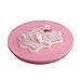 360 Degree Mini Plastic Pink Cookie Making Swivel Stand Sugarcraft Cake Decorating Stand Turn Table
