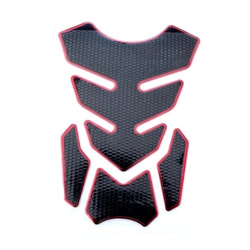 Autocollant 3D pour moto Suzuki GFVFGNLNNA rouge protection réservoir