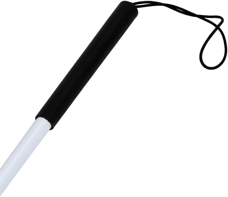 Folding Aluminum Walking Cane Stick Reflective Red for The Blind or Visually Impaired Blind Cane Folds in 4 Sections
