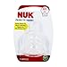 Nuk Silicone Orthodontic Nipples, Medium, 0M+ 2pack