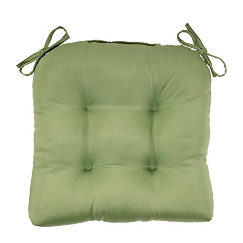 Quality Outdoor Living 29-Sg1Sch Tufted Chair Cushion-Set Of 2, 2 Count (Pack Of 1), Sage Green #TOP1