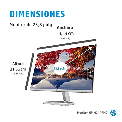 Miniatura 7 de Hp M24f Monitor De 24 Full Hd 1920 X 1080, 75hz, 5ms, Ips Led, 16:9, Amd Freesync, Hdmi, Vga, Antirreflejo, Eye Ease, Inclinación Ajustable, Pasacables Negro
