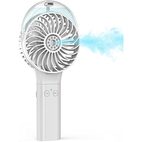 panergy Handheld Misting Fan, 3000mAh Rechargeable Personal Mister Fan- Up to 10h Cooling & 1h Misting, Foldable Portable Travel Fan with Cooling Humidifier for Camping, Office, Outdoor Cover