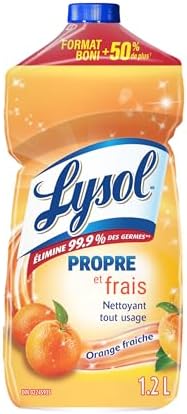 Lysol Power & Fresh Multi-Surface Cleaner, Orange Scent, 1.2 L - 1