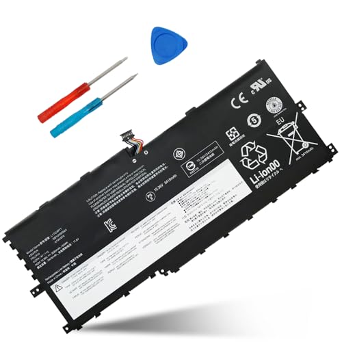 L17C4P71 Laptop Battery Compatible with Lenovo ThinkPad X1 Yoga 3rd Gen 2018 Series L17M4P71 L17M4P73 01AV474 01AV475 01AV499 02DL003 SB10K97624 SB10K97623 SB10K97638 15.36V 54WH 3520mAh by SCIVOY - Used condition - CA$43.00