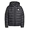 adidas Homme Essentials CLIMAWARM 3 Stripes Synthetic Down Hooded Jackets, black, 4XL