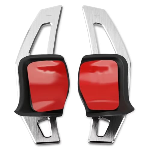 Compatible With VW For Touran 1T2 Highline For Eos All Model ステアリングホイールパドルエクステンションシフトカバー 車内アクセサリー(Red)
