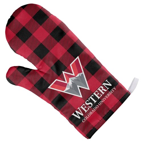 Western Colorado University Buffalo Check Oven Mitt Kitchen and BBQ