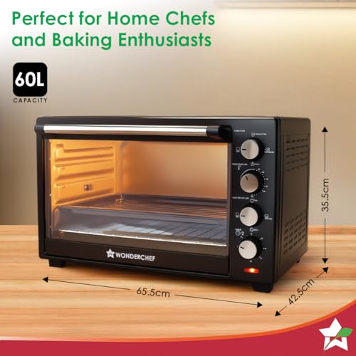 Image of Wonderchef OTG | 60L OTG | Bake Breads and Cakes | 2 Year Warranty