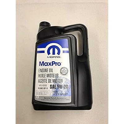 Mopar 5W20 Genuine Engine Oil 5L 68218891AC MS-6395