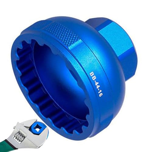 Bicycle Bottom Bracket Socket - Installation Wrench | Bike Crank Removal Tool | Aluminum Alloy BB Tool for Bearing Cassette Peda