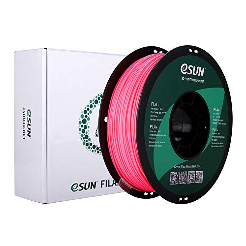 Esun Pla Pro (Pla+) 3D Printer Filament, Dimensional Accuracy +/- 0.03Mm, 1Kg Spool, 1.75Mm, Pink #TOP5